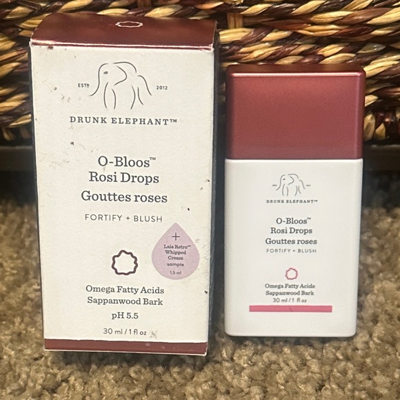 Drunk Elephant O-Bloos Rosi Drops in Pink and White - Picture 1 of 1